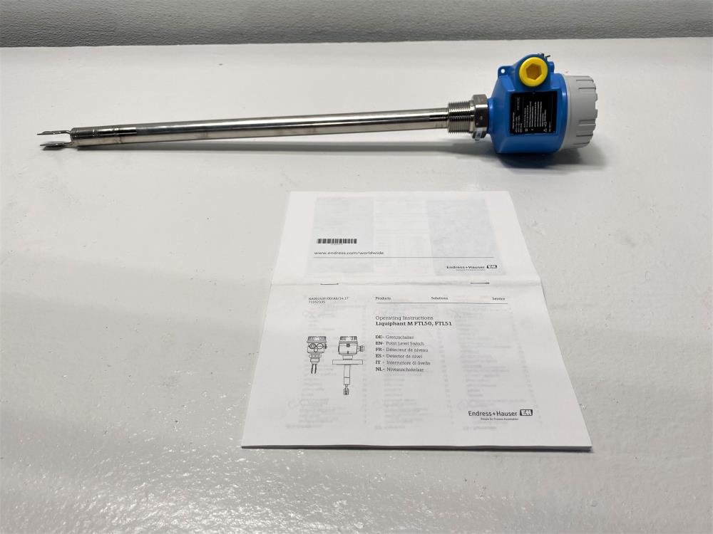 Endress Hauser Liquiphant M Level Switch, FTL51-20T99/0